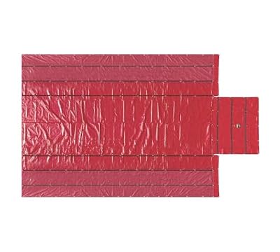 Mytee Products Superlight 14oz Flatbed Trailer Lumber Steel Tarp 20x27 (6' Drop) - Red