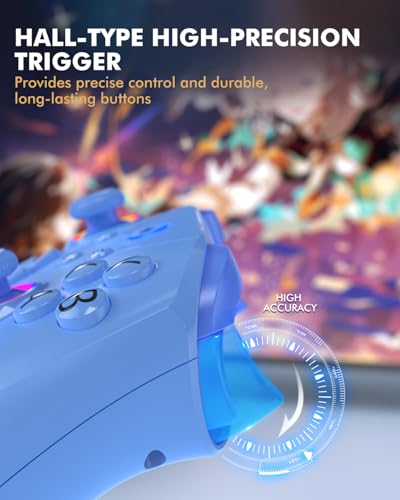 image for Bcofo PC Gaming Controller with 2.4G Adapter, Wireless Game Gamepad fo