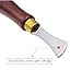 Aiskaer Leather Craft Tool Shallow Slot Edge Lineer Leather Crimping Tool Edge Device Trimmer Leather Crimping Tools Handmade Leather Tool (2.0mm)
