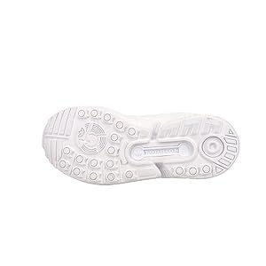 adidas Originals Boys' ZX Flux C Running Shoe, White, 1