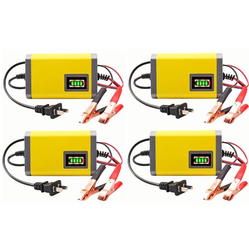 Mainteneur batterie 12V anti-panne pour quad, moto et voiture en lot de 4