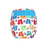TOTSBOTS - EasyFit Star All-in-One Wiederverwendbare Windeln - Super saugfähige Stoffwindeln, Einheitsgröße (Nutty, 3,6-15,9 kg)