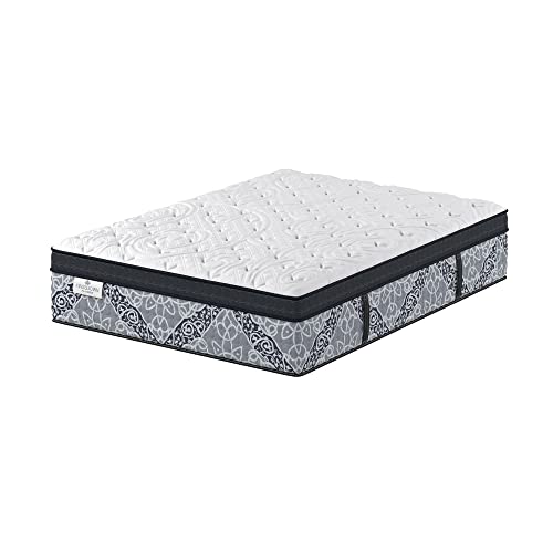 Kingsdown Passions Kelbrooke 16 Plush Euro Pillow Top Queen Mattress with Cool Gel Memory Foam and Motion Isolation