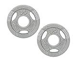 Bad Company Olympia – Discos de pesas 50/51 mm,25 kg de pesas