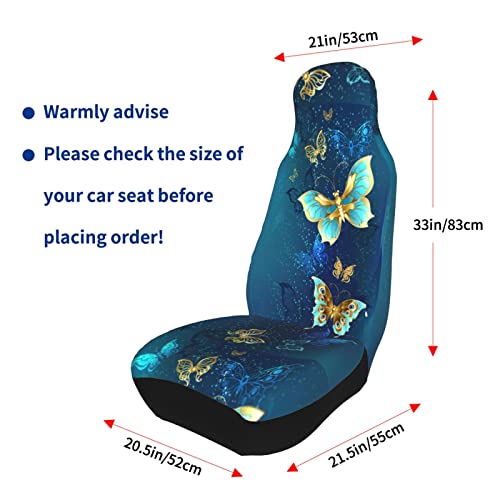 Couverture de selle papillon bleue ACEPrints housse selle cyclisme