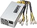Price comparison product image 95% efficienza 1800W ATX Bitcoin Miner Ethereum Mining alimentatore PC 8 schede grafiche APW7 Switching Power Supply Compatible with AntMiner Bitmain PSU Supply for S9 D9 T9 Z9 L3++