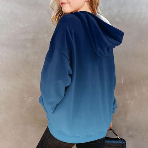 Hoodies For Girls Cute Long Sleeve Sweatshirt Hooded Tie Dye Fall 2025 Oversized Hoodies Y2K Clothe 2-14 Years4