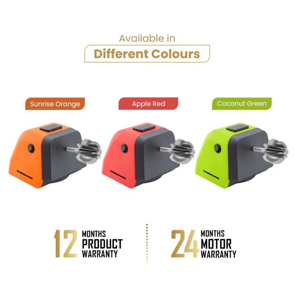 Image of Sowbaghya Coco 2-in-1 Electric Coconut Scraper & Knife Sharpener | Powerful Motor | Fresh Coconut Grating at Home | Compact & Easy to Clean | 1 Year Warranty | Green