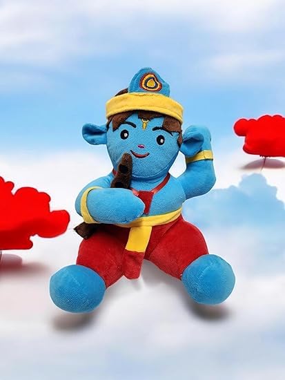 Image of Box Mantra Chanting Baby Krishna (Small - 30 CM) | Musical Soft Plush Toy | Best Gift for Infants, Toddlers & Babies