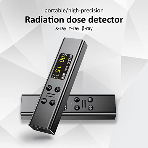 Image of Geiger Counter Nuclear Radiation Detector, Portable Handheld Beta Gamma X-ray X-Rays and Y-Rays，Rechargeable Radiation Monitor Meter