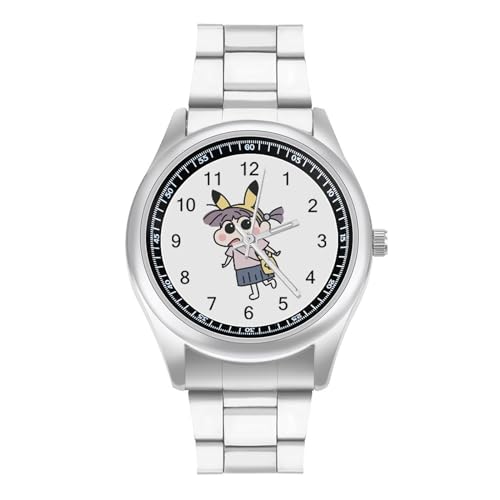 クレヨンしんちゃん 腕時計 メンズ 人気 うで時計 メンズ ファション ストップウォッチ おしゃれ スポーツウォッチ シンプルな文字盤 が見やすい 誕生日 人気 ギフト キャラクター グッズ