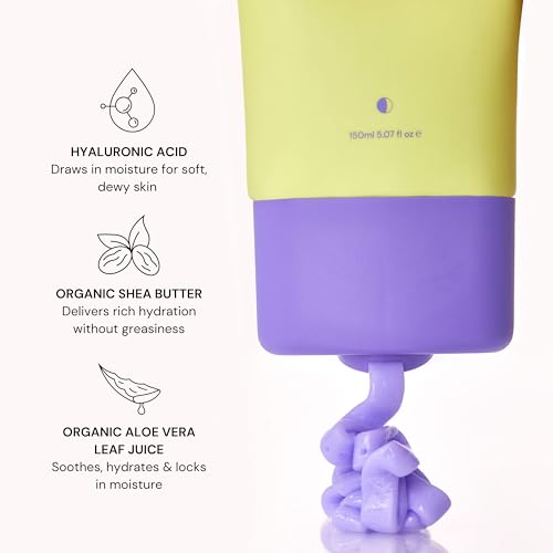 Image of Self Tanning Jelly | Purple Self Tanner with Hyaluronic Acid and Natural DHA | Quick Dry, Non-Sticky, Streak Free | Medium to Deep Tan in 2-8 Hours, Vegan, Cruelty Free (150ml /5.1 fl. oz)