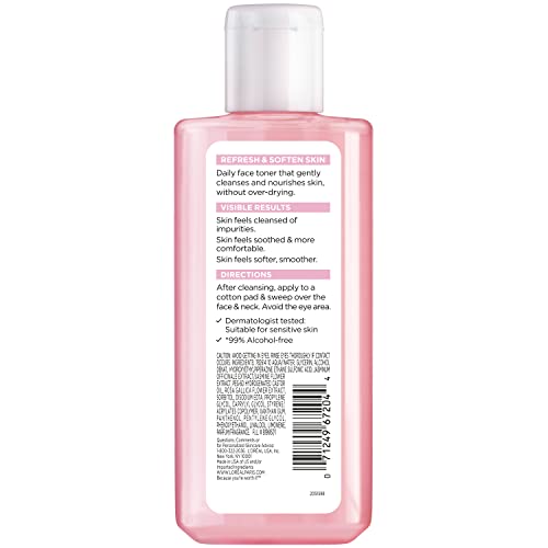 L'Oreal Paris Skincare HydraFresh Toner, Alcohol Free Toner with Pro-Vitamin B5 for Face, 8.5 fl. oz., Packaging May… - Image 2
