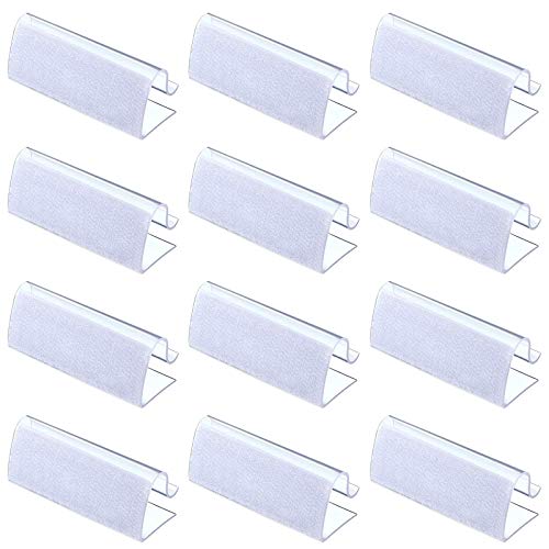 Rustark 30 Pcs Table Skirting Clips, Table Cover Clips, Tablecloth Clips for Table Edge 3/4 Inch - 1 Inch with Hook and Loop Great for Indoor Outdoor Events Wedding Meeting Party Picnic Banquet
