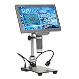 Microscope numérique, éclairage optimal 10.1 pour la précision : équipé de lumières LED réglables, le microscope numérique offre un éclairage personnalisé pour vous assurer de capturer chaque détail de vos spécimens, particulièrement utile pour les collectionneurs de pièces inspectant des conceptions complexes ou pour les inspections de PCB où une visibilité optimale est cruciale.