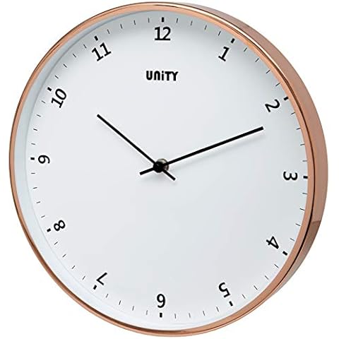 Unity Horloge Murale Plymouth Or Rose Cover