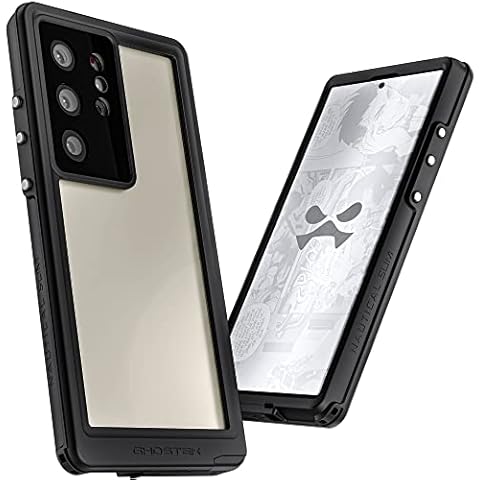 Ghostek NAUTICAL Slim Waterproof Case for Galaxy S23 Ultra (6.8") - Shockproof, Camera Lens Protector, Clear Cover
