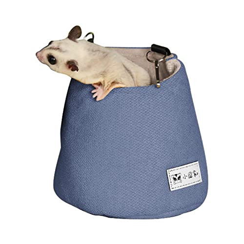 Firulab Planeador azúcar,Ardilla Cama para Jaula | Saco Dormir, Cama cálido para Accesorios y Juguetes Jaula Planeador azúcar, Saco Dormir Jaula Animales