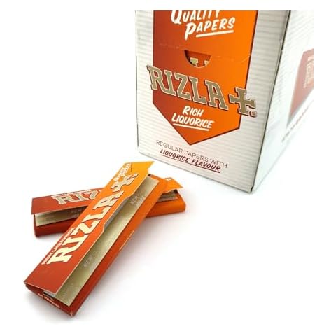 Rizla Liquorice Rolling Paper Full Box Cover