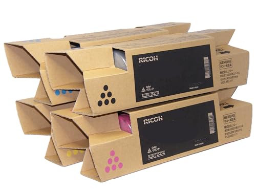 Amazon.co.jp: リコー 純正トナー C375H, 4色セット (ブラック/シアン