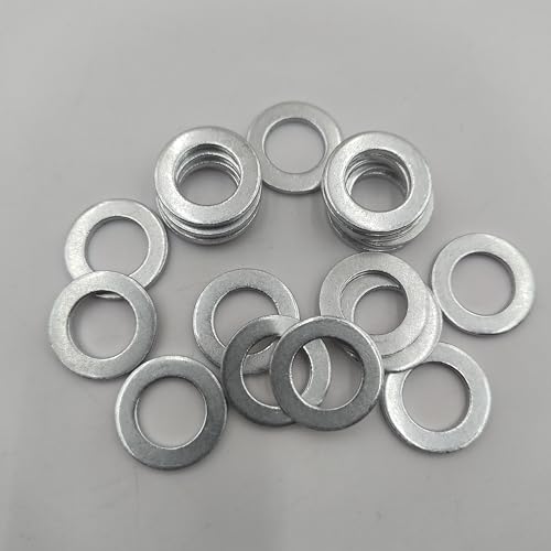 Image of (20pcs) Engine Oil Crush Washers Drain Plug Gaskets 12mm Compatible with Honda Odyssey Accord Civic CRV Acura Mdx TL 94109-12000 9410912000