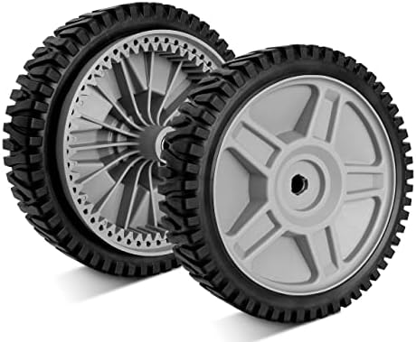 8 Inch Front Wheels Replaces for HU 581009202-2 Pack Drive Wheels Tires Compatible with Hon da Black Max Lawn Mower, Craftsman 917376161, HU 7021RES Self Propelled Mower, Replace 193912x460