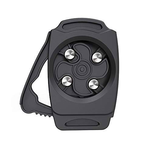 YZOTEK Manueller Dosenöffner - Sicherheit Easy Go Swing Mühelos/Oben Ohne Keine Scharfe Kante Öffner für Bar-Werkzeug, Haushaltsküche, Camping, Party, Picknick (für 8-19 Unzen Getränkedosen)-Schwarz
