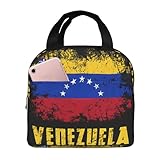 Lunchpaket Venezolanische Flagge (7 Sterne) Kühltasche Jungen Faltbar Thermal Lunch Tasche, Für Büro, Kinder, Arbeit, Picknick