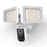 DeerTalk Security Floodlight Cameras Outdoor - Floodlight for Home Security Wired Motion Detection 2-Way Audio Camera 2K and 150dB Siren 4230 lm 2.4G&5G WiFi Alexa-Compatible 3000-5000K 24/7 Recording