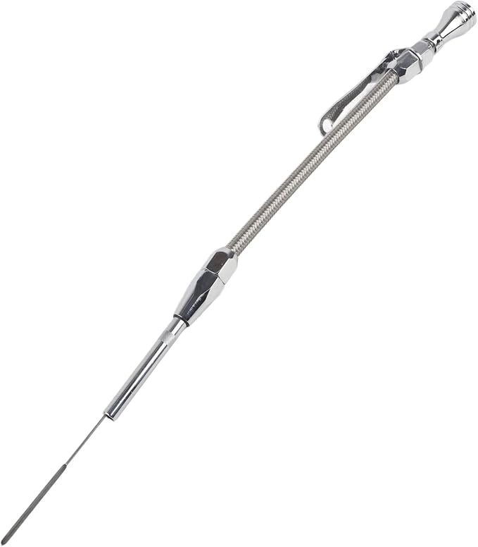 Stainless Steel Flexible Oil Dipstick Fit for Chevy SB