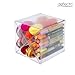Deflecto Stackable Cube Organizer - X Divider, Clear (350201-AMZ)