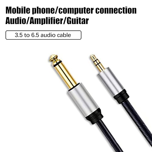 Cable adaptador 3.5mm TRS a 6.5mm TS 3.3FT miniatura 4