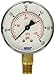 WIKA 8990578 Commercial Pressure Gauge, Dry-Filled, Copper Alloy Wetted Parts, 2-1/2" Dial, 0-60 psi (kPa) Range, +/-3/2/3% Accuracy, 1/4" Male NPT Connection, Bottom Mount