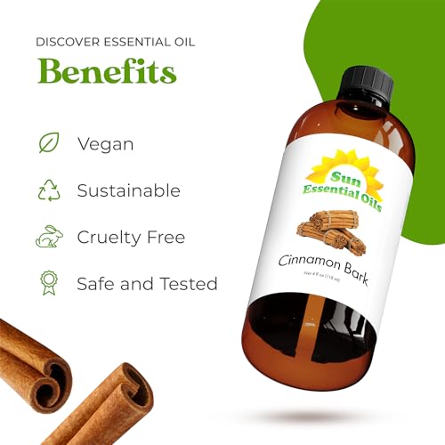 Aceite Esencial de Canela Bark 4 oz con Gotero miniatura 3