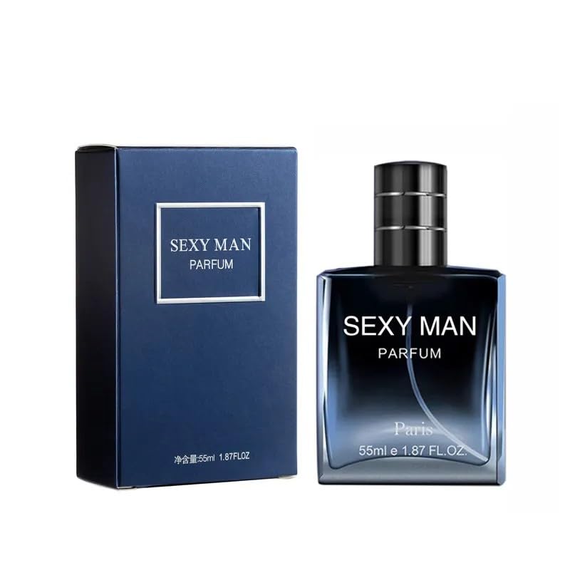Men’s Cologne Light Long Lasting Fragrance Fresh Everyday Scent, Masculine Perfume Spray for Daily Wear Work and Casual Use, Compact Bottle, 50ml (Blue)