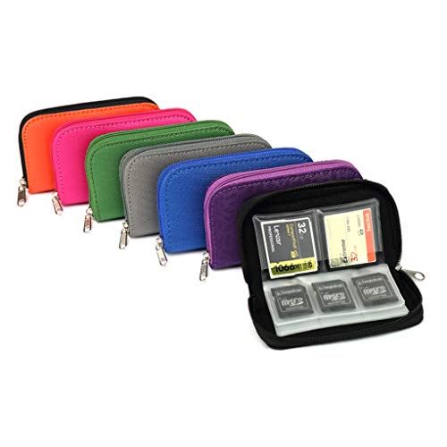 Wheeler-WF Geheugenkaart Cases SD Micro SD CF SDXC SDHC geheugen Flash-kaarten met Pouch Organizer Keeper Media… - Image 4