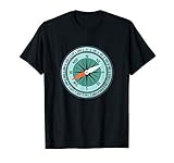 Kompass Kompassrose Geocaching Schiffskompass T-Shirt