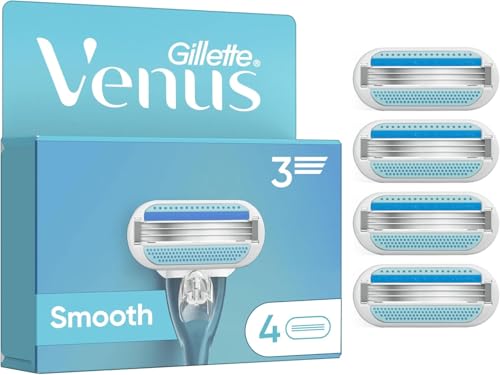 Gillette Venus Smooth - Cuchillas de afeitar para mujer (4 unidades)