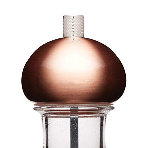 MasterClass Clear Capstan Copper-Effect Salt Mill, 14.5 cm (5.75'') - Image 2