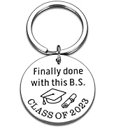 Class of 2023 Graduation Keychain Funny Graduation Gifts for Her Him High School College Senior 2...