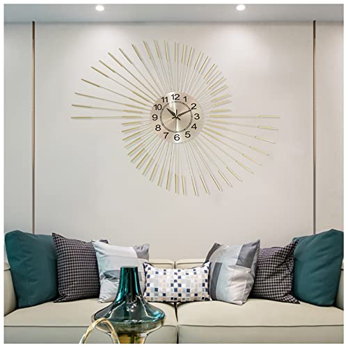 Horloges murales créatives pour salon et cuisine design chaleureux