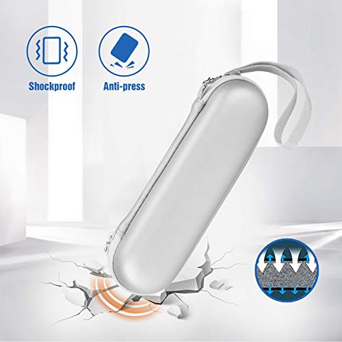 ProCase Elektrische Zahnbürste Etui für Oral B/Oral-B Pro/Oral-B iO Series/Philips Sonicare Electric Toothbrush Hülle Oral B Reiseetui Elektrischer Zahnbürstenhalter Travel Case -Silber 6
