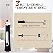 Rechargeable Milk Frother Handheld For Coffee,3 Speeds Frother Wand With Stand, Batidora De Mano Electrica,Coffee Frother With 2 Heads,Drink Mixer Electric Handheld,Kitchen Essentials(Black)