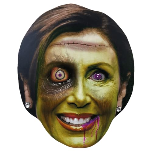 Nancy Pelosi (Zombie 2) Mascaras de Personajes Famosos, Caras de Carton