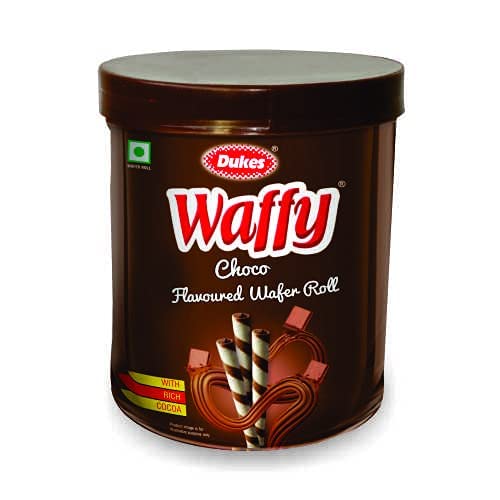 Dukes Waffy Chocolate flavoured Wafer roll Jar (250g ...UNIQUE