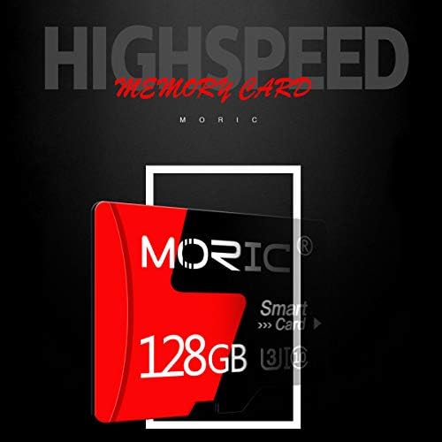 MORIC 2 Pack 128GB Micro SD Card with Adapter High Speed Memory Card,C10 A1 for Camera/Dash Cam/Smartphone/Tablet/Drone - 2