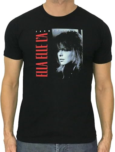 Photo de France Gall t-Shirt French Pop sinr Cotton Black XL