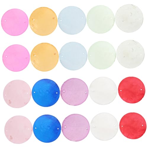 Coquillages ronds naturels Mikikit pour créer vos carillons