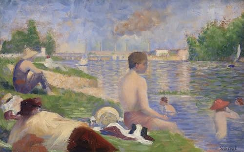 Affiche Impression Prints Seurat Toile Murale Abstraite Décoration Salon Art