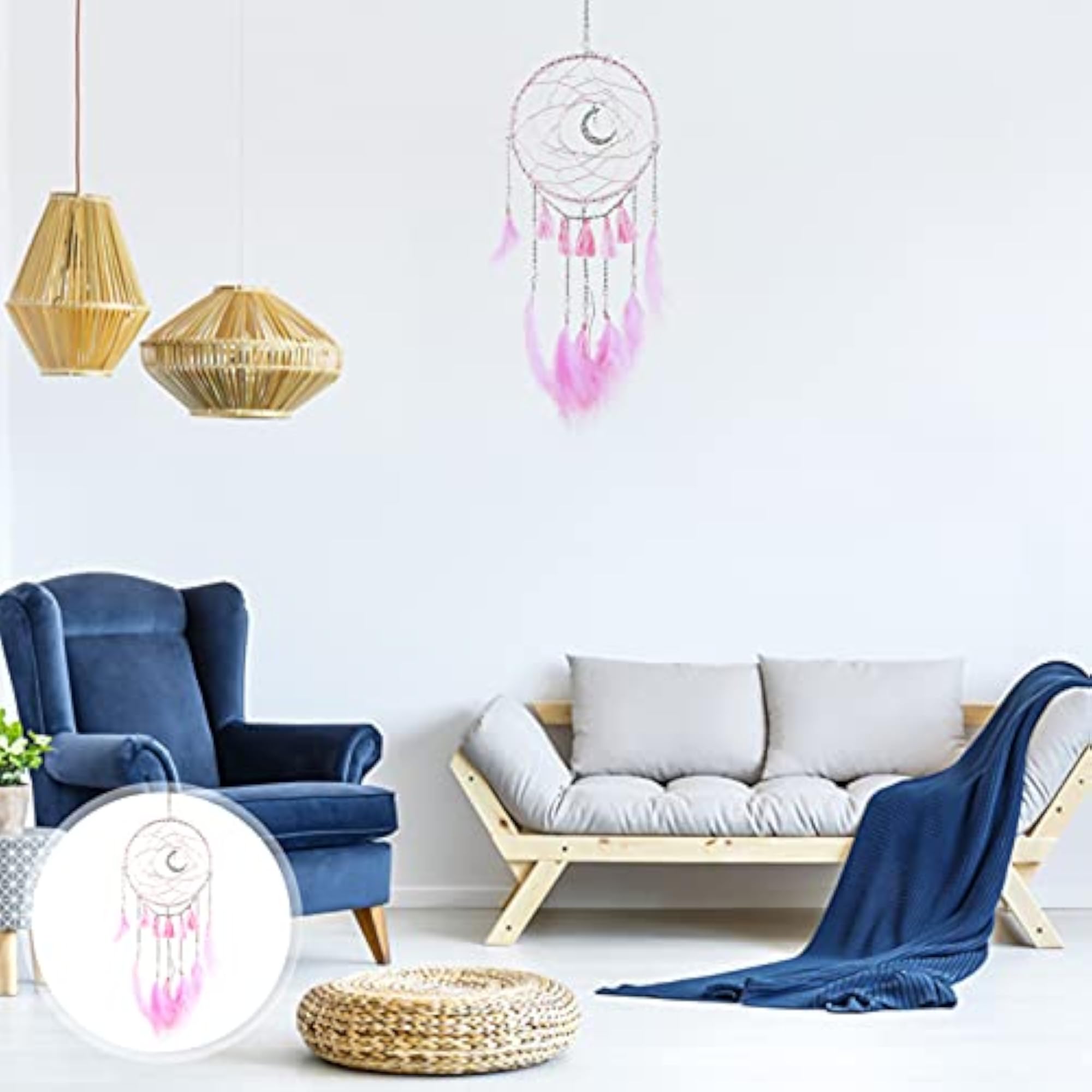 Dream Catcher Hanging Wall Decoration with Pretty Lights